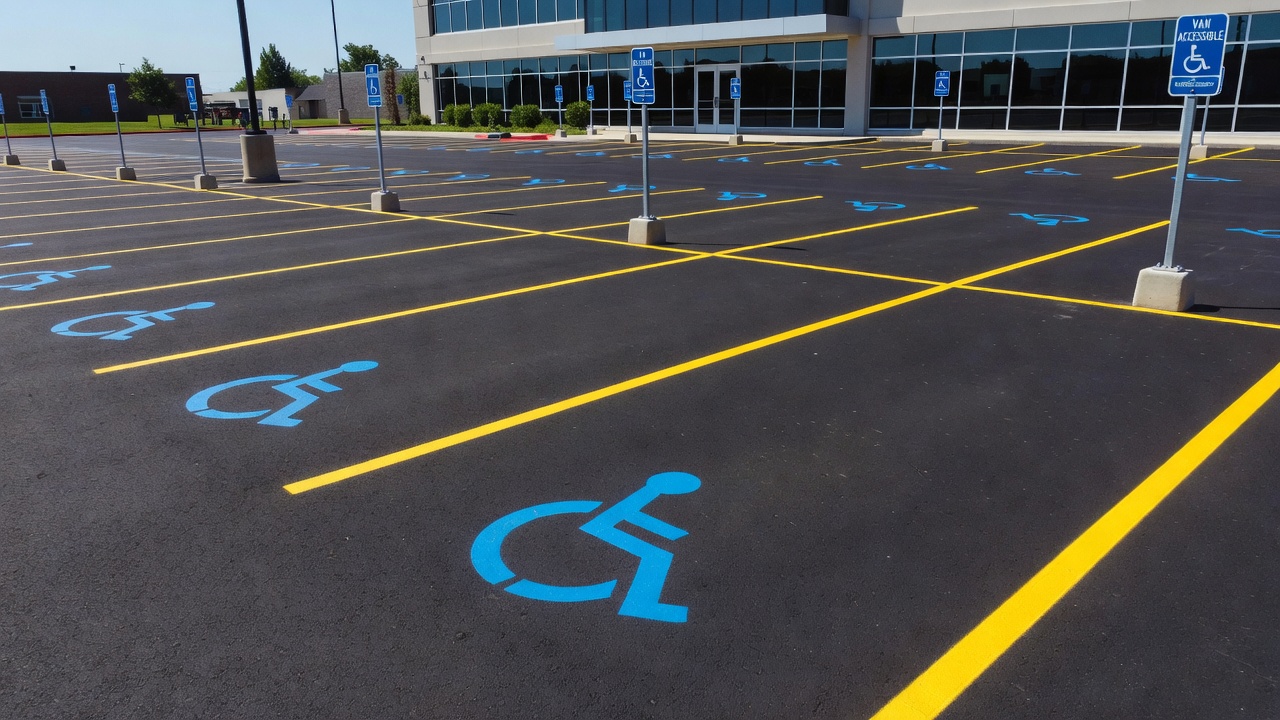 ADA compliance striping service